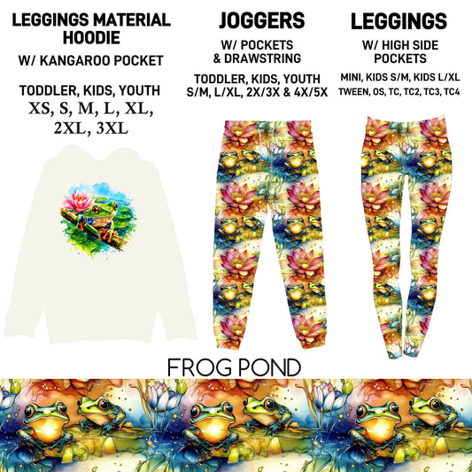 302BT - Frog Pond Leggings Material Hoodie/Leggings/Full Joggers - Preorder Due 10/25 ETA: Late Dec