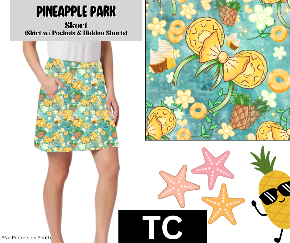 Pineapple Park Skort