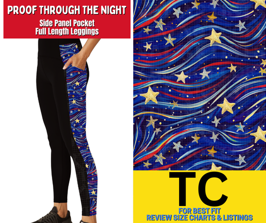 Proof Through The Night Side Panel Pocket Full Length Leggings