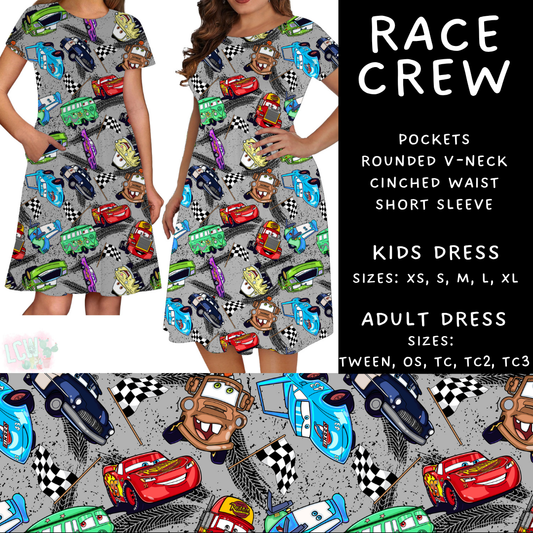 Batch #449 - Magical Faves 15 - Closes 11/19 - ETA early Jan - Race Crew Womens & Girls Dresses