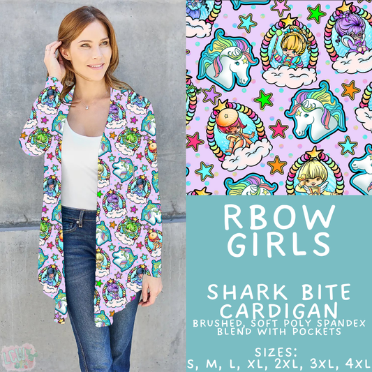 Batch #454 - Cool Characters 10 - Closes 11/26 - ETA mid Jan - RBow Girls Cardigan