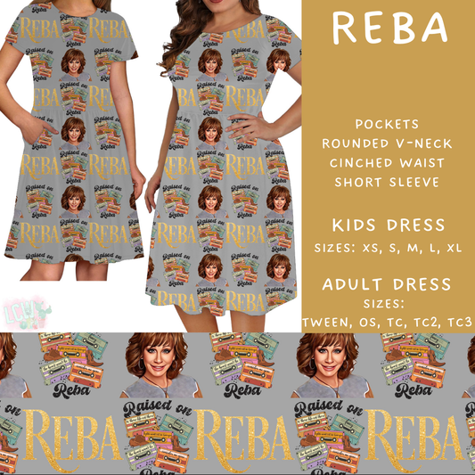 Batch #475 - Stars 2 Collection - Closes 1/14 - ETA early/mid March - Reba Adult & Kids Dresses