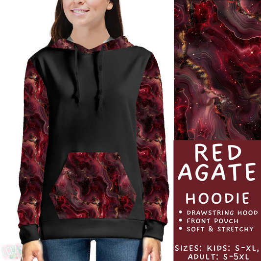 Batch #448 - Agate Collection - Closes 11/17 - ETA early Jan - Red Agate Hoodie