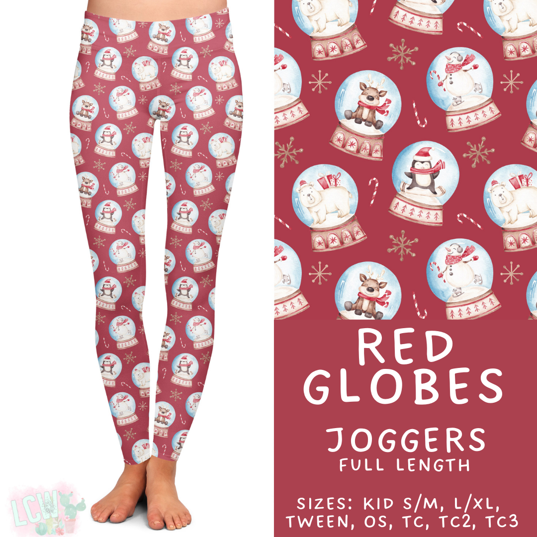 Batch #424 - Jingle All The Way - Closes 10/3 - ETA mid/late Nov - Red Globes Full Length Leggings