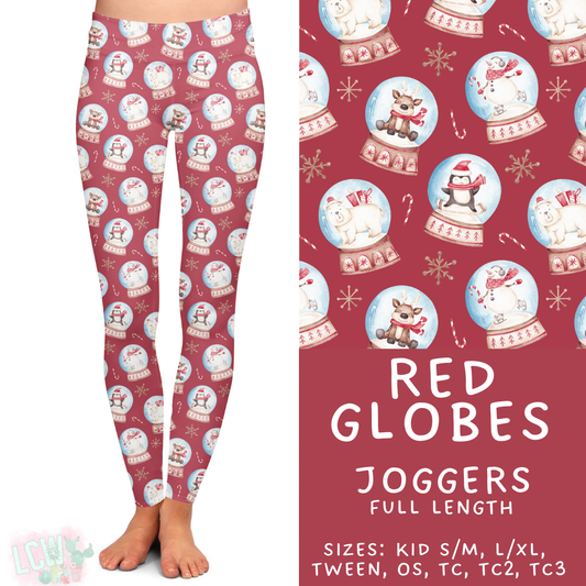 Batch #424 - Jingle All The Way - Closes 10/3 - ETA mid/late Nov - Red Globes Full Length Leggings