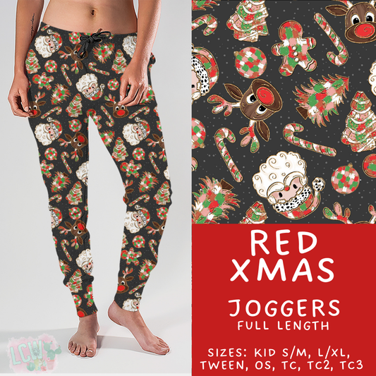 Batch #424 - Jingle All The Way - Closes 10/3 - ETA mid/late Nov - Red Xmas Joggers