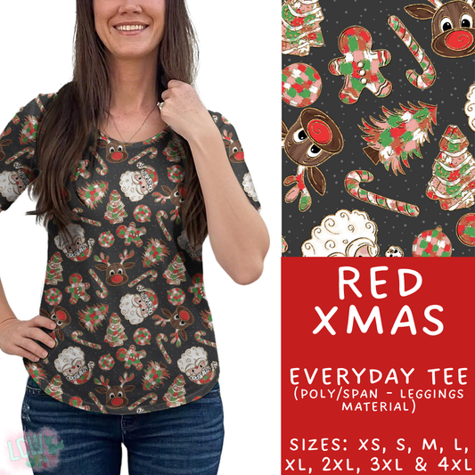 Batch #424 - Jingle All The Way - Closes 10/3 - ETA mid/late Nov - Red Xmas Everyday Tee