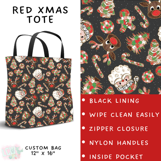 Batch #424 - Jingle All The Way - Closes 10/3 - ETA mid/late Nov - Red Xmas Tote