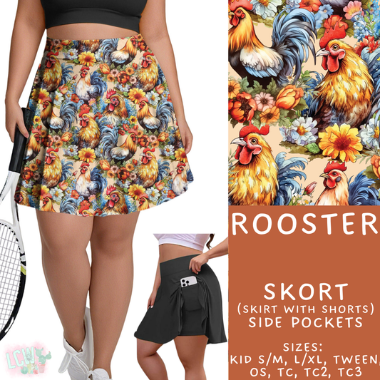 Batch #427 - August Request Run - Closes 10/9 - ETA late Nov - Rooster Skort