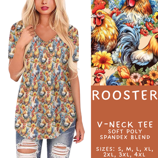 Batch #427 - August Request Run - Closes 10/9 - ETA late Nov - Rooster V-Neck Tee