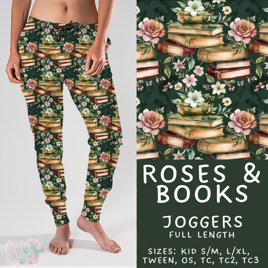 Batch #408 - Fun Run 14 - Closes 9/5 - ETA mid/late October - Roses & Books Joggers