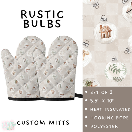 Batch #416 - Baking Spirits Bright 2 - Closes 9/19 - ETA early Nov - Rustic Bulbs Oven Mitts