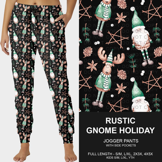 B254 - Preorder Rustic Gnome Holiday Joggers (Closes 10/05. ETA early Dec.)