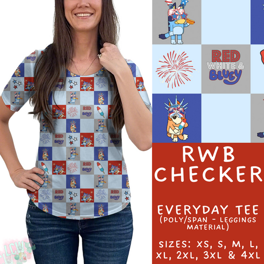 Batch #336 - RWB Characters - Closes 5/7 - ETA mid June - RWB Checker Everyday Tee
