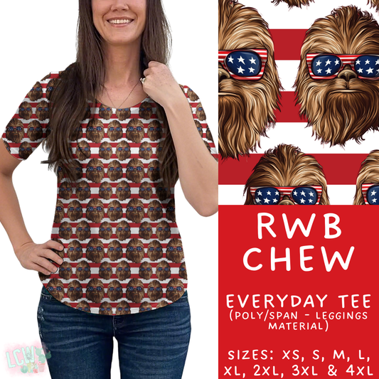 Batch #336 - RWB Characters - Closes 5/7 - ETA mid June - RWB Chew Everyday Tee
