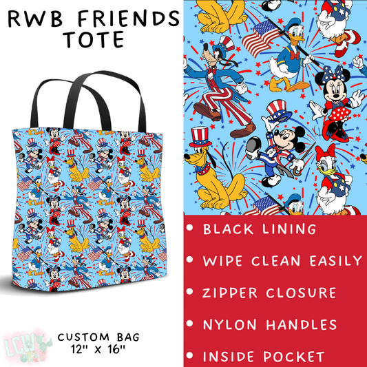 Batch #338 - Magical 4th of July - Closes 5/7 - ETA mid June - RWB Friends Tote