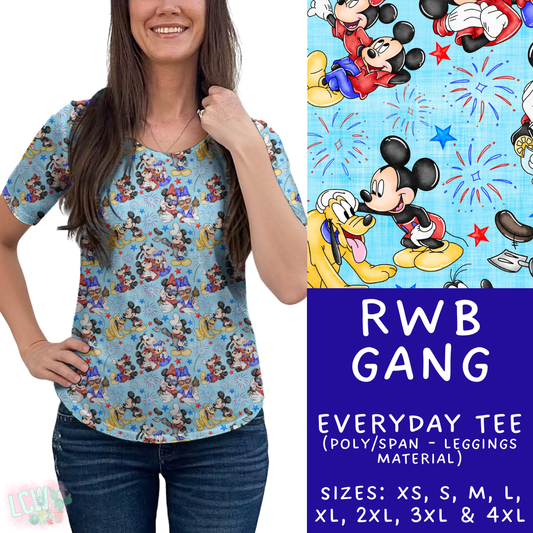 Batch #338 - Magical 4th of July - Closes 5/7 - ETA mid June - RWB Gang Everyday Tee
