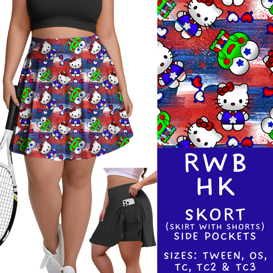 Batch #336 - RWB Characters - Closes 5/7 - ETA mid June - RWB HK Skort