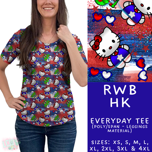 Batch #336 - RWB Characters - Closes 5/7 - ETA mid June - RWB HK Everyday Tee