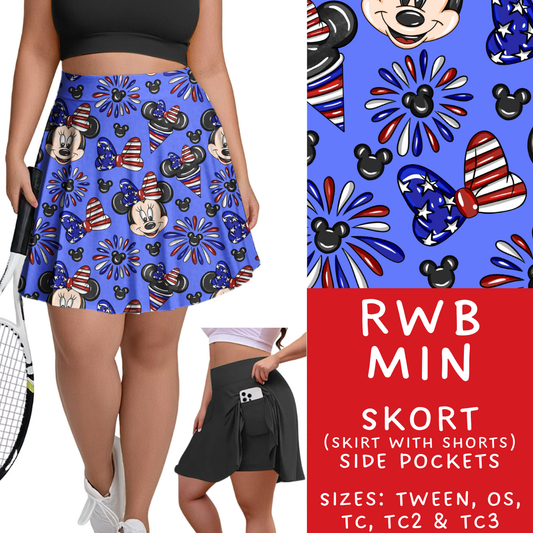 Batch #338 - Magical 4th of July - Closes 5/7 - ETA mid June - RWB Min Skort
