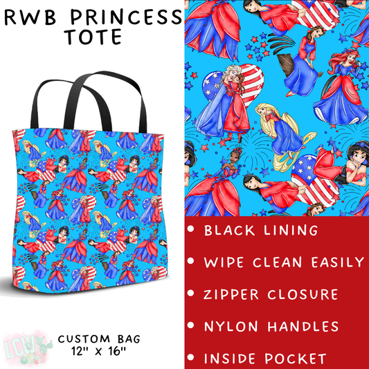 Batch #338 - Magical 4th of July - Closes 5/7 - ETA mid June - RWB Princess Tote