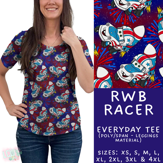 Batch #338 - Magical 4th of July - Closes 5/7 - ETA mid June - RWB Racer Everyday Tee