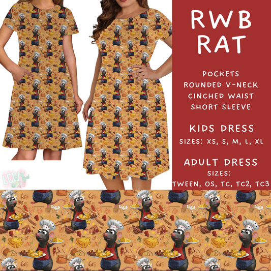 Batch #338 - Magical 4th of July - Closes 5/7 - ETA mid June - RWB Rat Adult & Kids Dresses