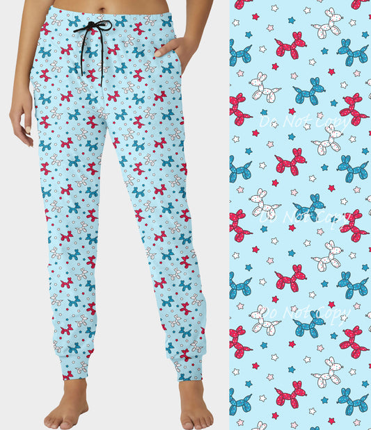 RTS - RWB Balloon Dog Capri Joggers