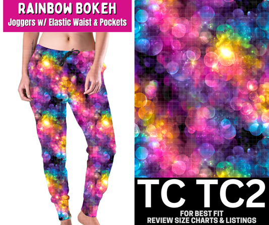 Rainbow Bokeh Joggers