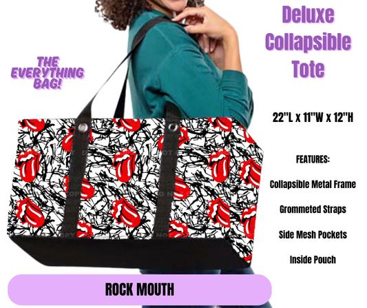 Preorder! Closes 5/19. ETA August. Rock Mouth Collapsible Tote