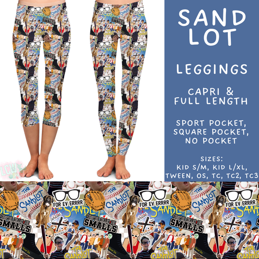 Batch #502 - Show Time - Closes 3/11 - ETA mid May - Sand Lot Full and Capri Length Leggings