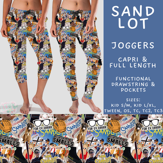 Batch #502 - Show Time - Closes 3/11 - ETA mid May - Sand Lot Full and Capri Length Joggers