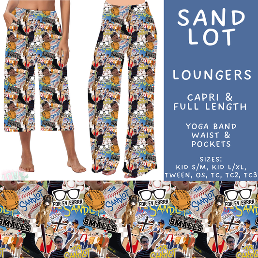 Batch #502 - Show Time - Closes 3/11 - ETA mid May - Sand Lot Capri and Full Length Loungers