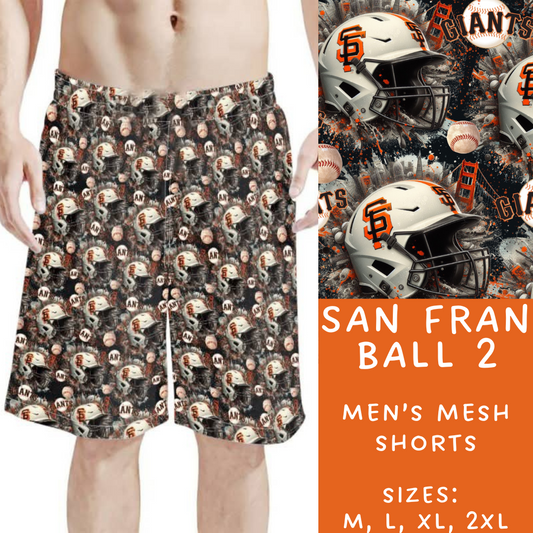 Batch #498 - Strike Out 3 - Closes 3/2 - ETA early May - San Fran Ball 2 Men's Shorts