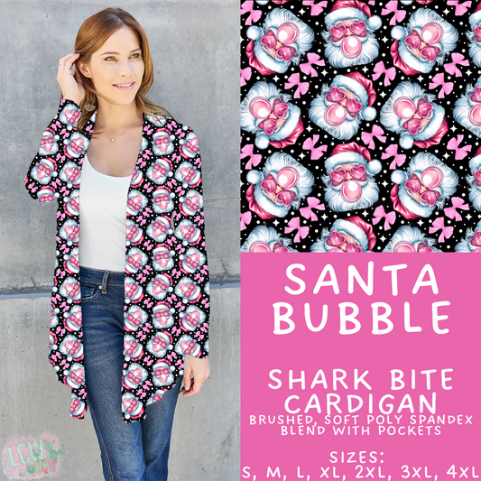 Batch #424 - Jingle All The Way - Closes 10/3 - ETA mid/late Nov - Santa Bubble Cardigan