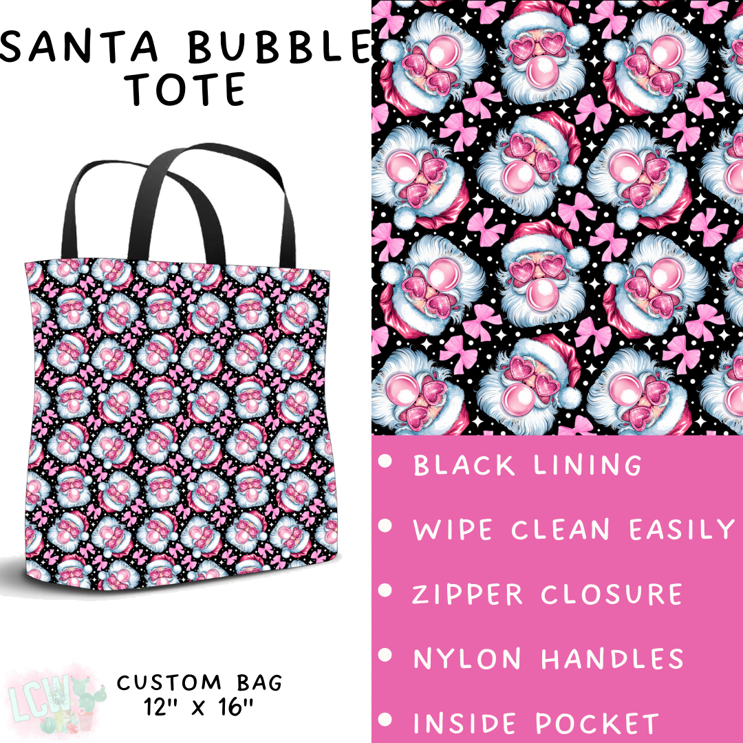 Batch #424 - Jingle All The Way - Closes 10/3 - ETA mid/late Nov - Santa Bubble Tote