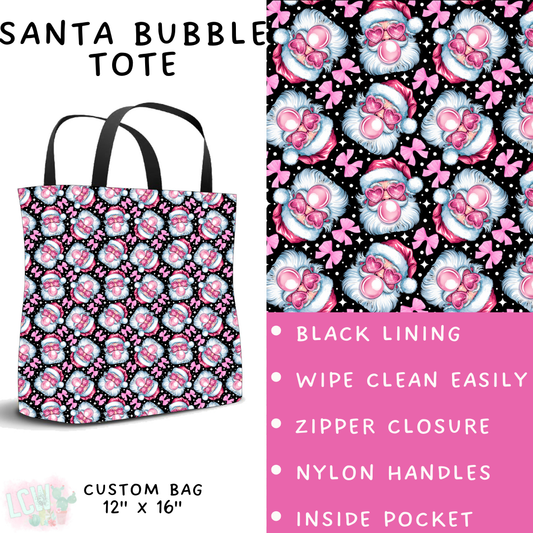 Batch #424 - Jingle All The Way - Closes 10/3 - ETA mid/late Nov - Santa Bubble Tote