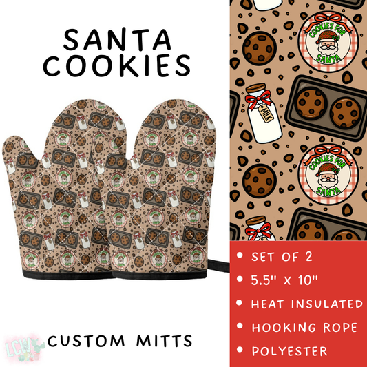 Batch #416 - Baking Spirits Bright 2 - Closes 9/19 - ETA early Nov - Santa Cookies Oven Mitts