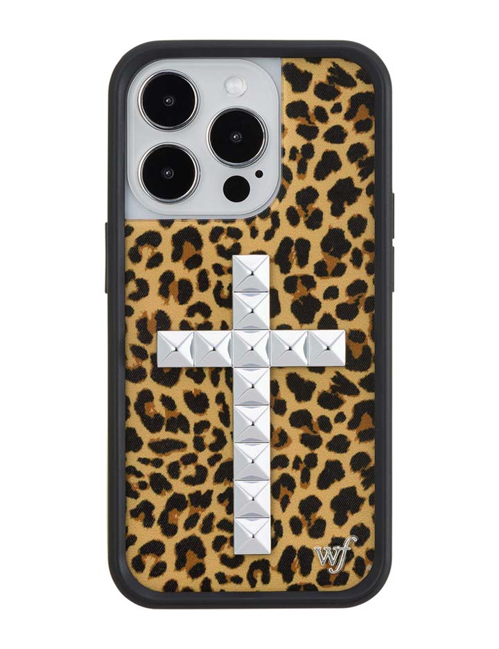 Stud Cross Meow iPhone Case