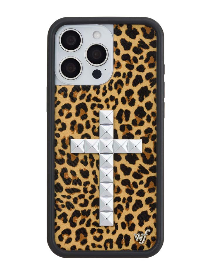 Stud Cross Meow iPhone Case