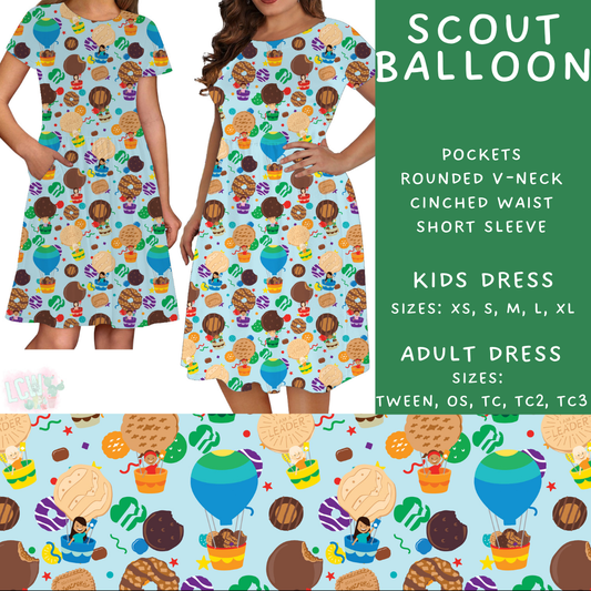 Batch #429 - Cookie Dealer 3 - Closes 10/13 - ETA late Nov - Scout Balloon Women's & Girls Dresses