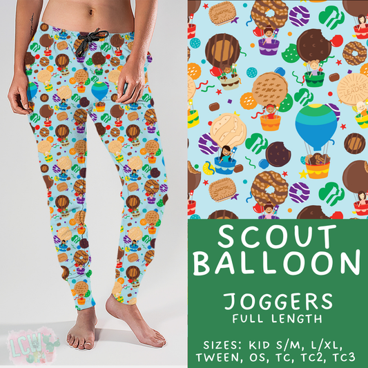 Batch #429 - Cookie Dealer 3 - Closes 10/13 - ETA late Nov - Scout Balloon Joggers