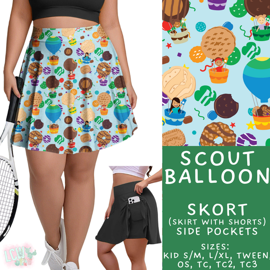 Batch #429 - Cookie Dealer 3 - Closes 10/13 - ETA late Nov - Scout Balloon Skort