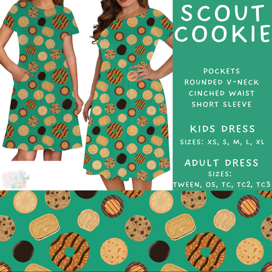 Batch #429 - Cookie Dealer 3 - Closes 10/13 - ETA late Nov - Scout Cookie Women's & Girls Dresses