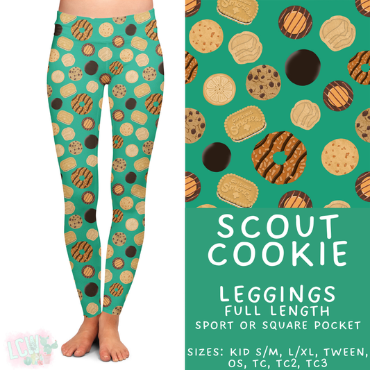 Batch #429 - Cookie Dealer 3 - Closes 10/13 - ETA late Nov - Scout Cookie Full Length Leggings