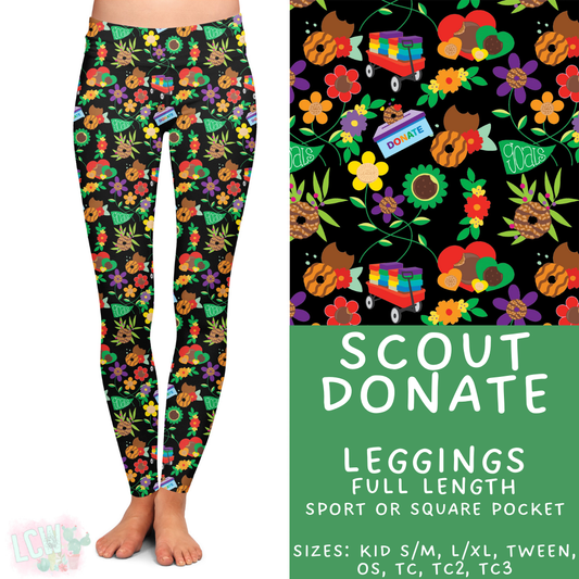 Batch #429 - Cookie Dealer 3 - Closes 10/13 - ETA late Nov - Scout Donate Full Length Leggings