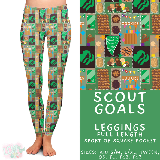 Batch #429 - Cookie Dealer 3 - Closes 10/13 - ETA late Nov - Scout Goals Full Length Leggings