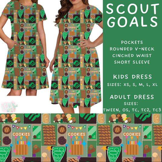Batch #429 - Cookie Dealer 3 - Closes 10/13 - ETA late Nov - Scout Goals Women's & Girls Dresses