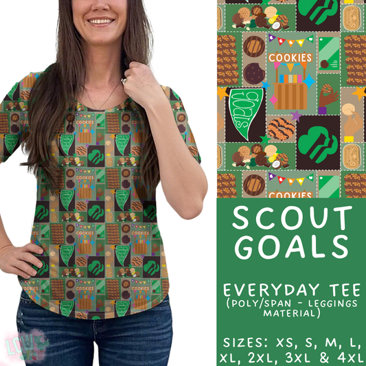 Batch #429 - Cookie Dealer 3 - Closes 10/13 - ETA late Nov - Scout Goals Everyday Tee