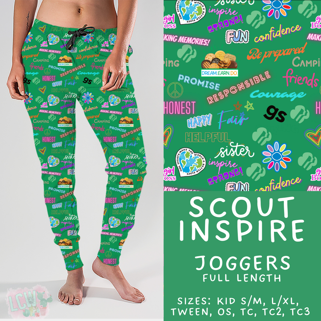 Batch #429 - Cookie Dealer 3 - Closes 10/13 - ETA late Nov - Scout Inspire Joggers